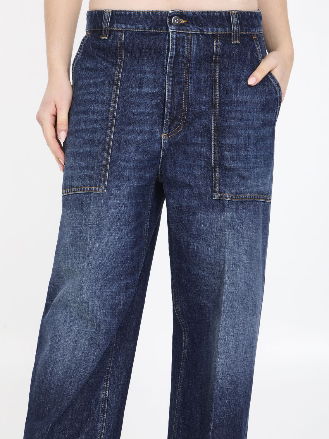 BOTTEGA VENETA Denim Charm Women's Jeans - Slim Fit