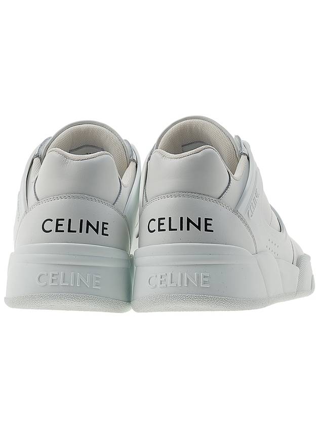 CELINE CT 07 Calfskin Low Top Sneakers White