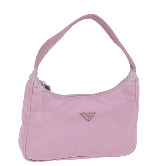 PRADA Pouch Nylon Pink  77203