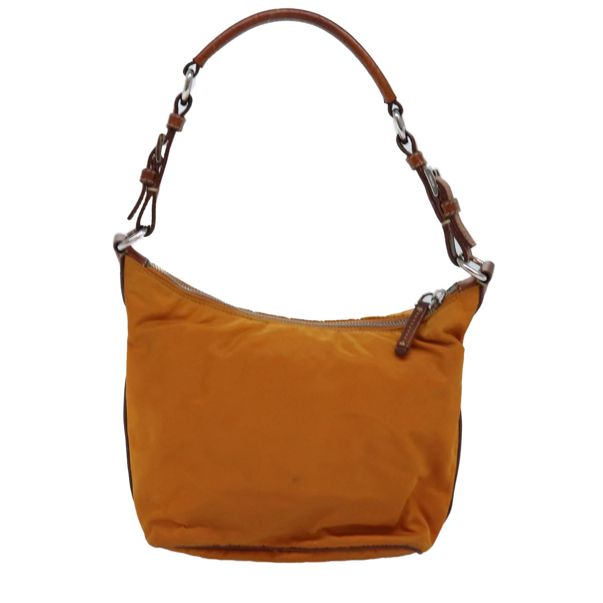 PRADA Shoulder Bag Nylon Orange  77204