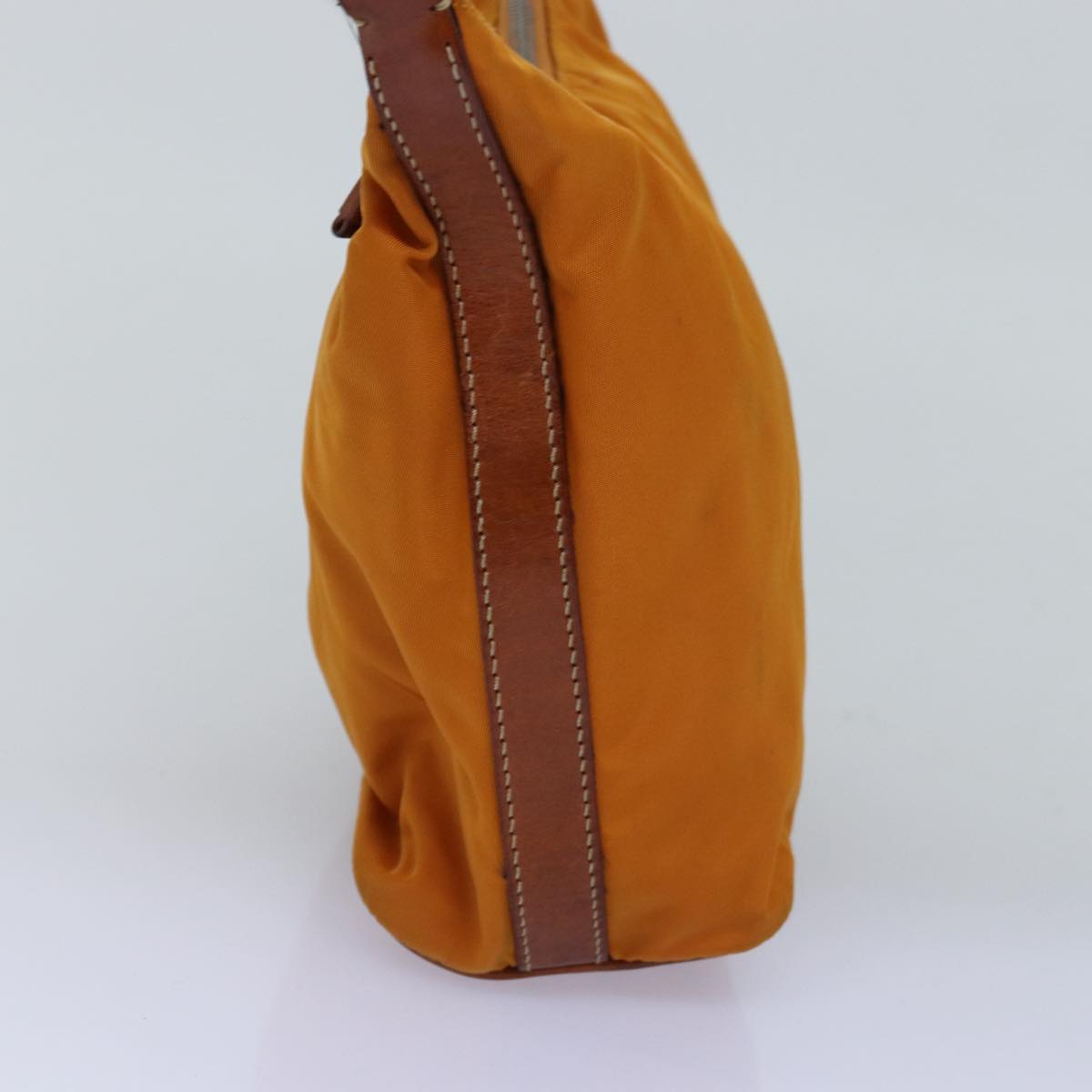 PRADA Shoulder Bag Nylon Orange  77204