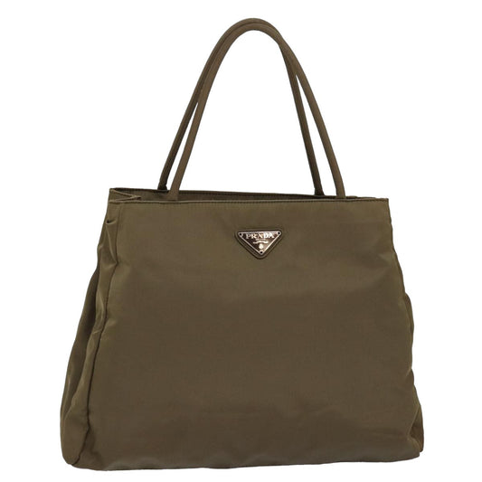 PRADA Tote Bag Nylon Khaki  77208