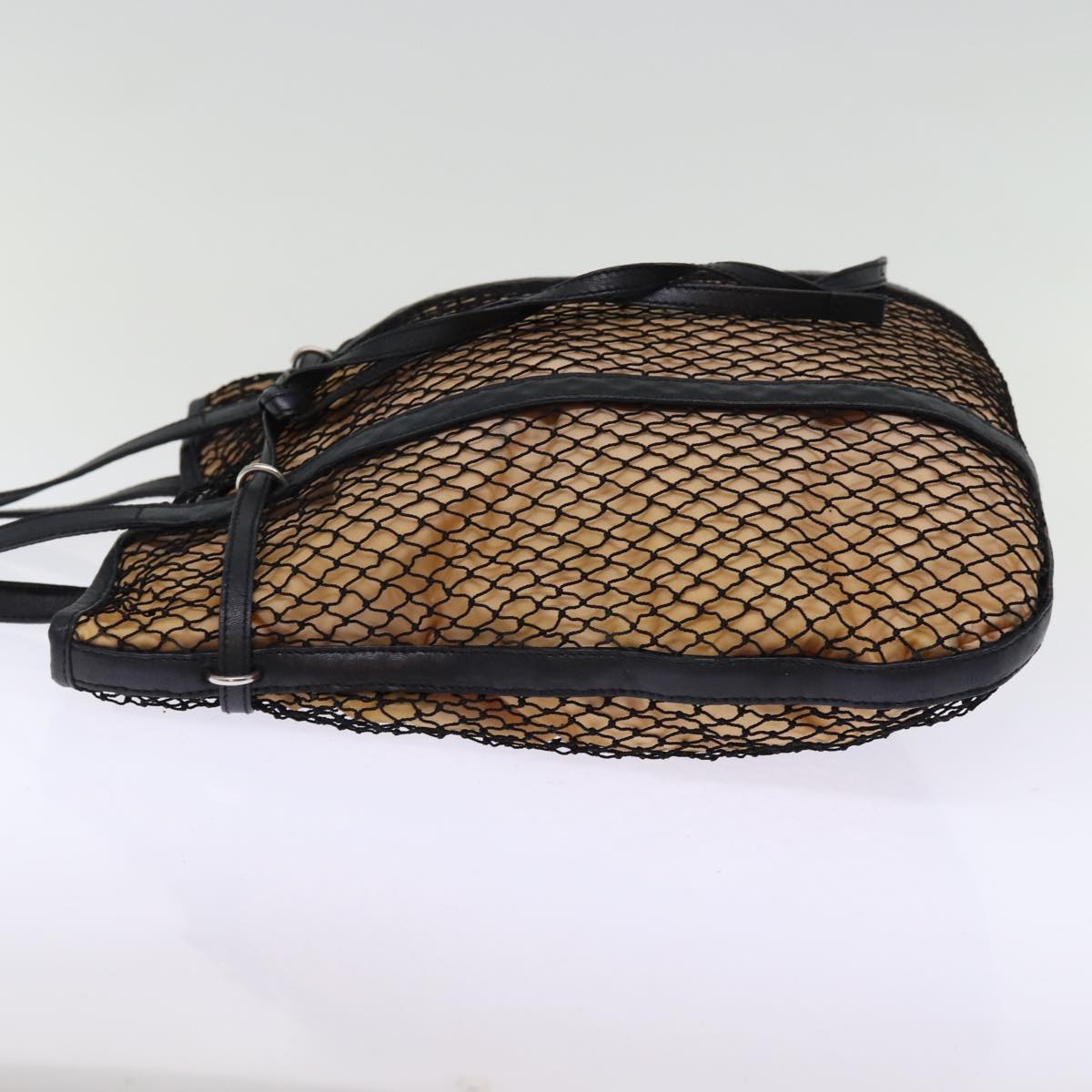 PRADA Tote Bag Nylon Beige  77210