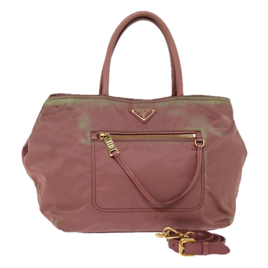 PRADA Tote Bag Nylon 2way Pink  77211
