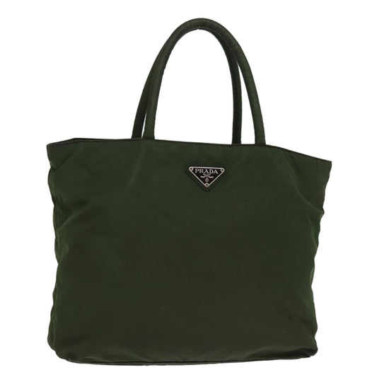 PRADA Tote Bag Nylon Khaki  77212