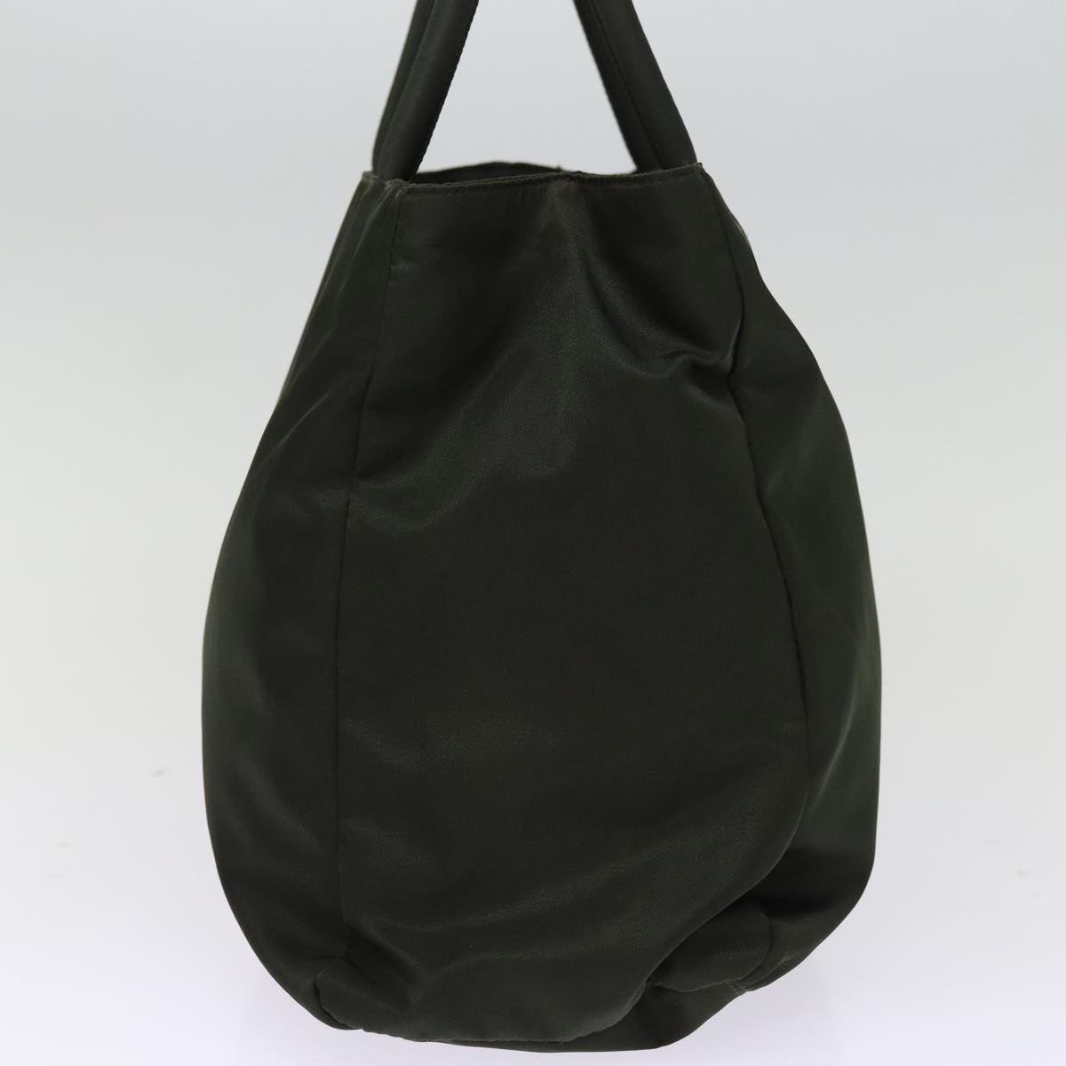 PRADA Hand Bag Nylon Khaki  77229