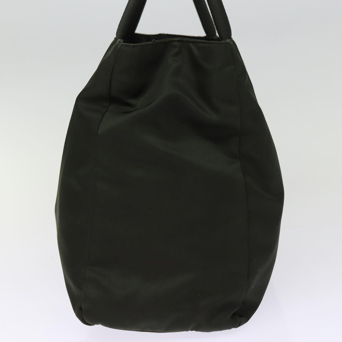 PRADA Hand Bag Nylon Khaki  77229