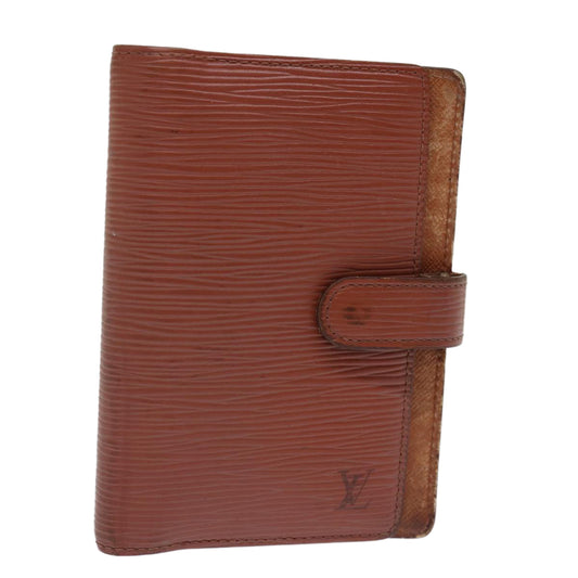 LOUIS VUITTON Epi Agenda PM Day Planner Cover Brown R20053 LV 77237