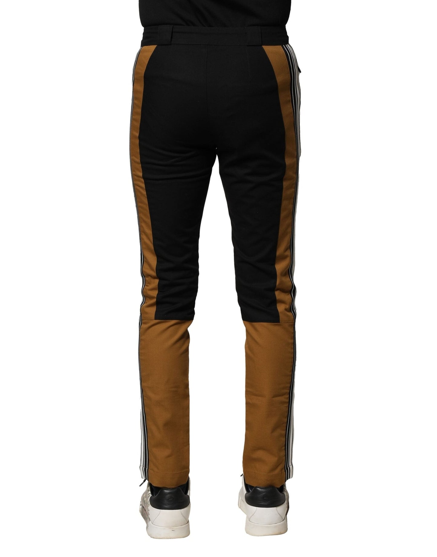 Dolce & Gabbana Multicolor Cotton Slim Fit Men Men's Pants