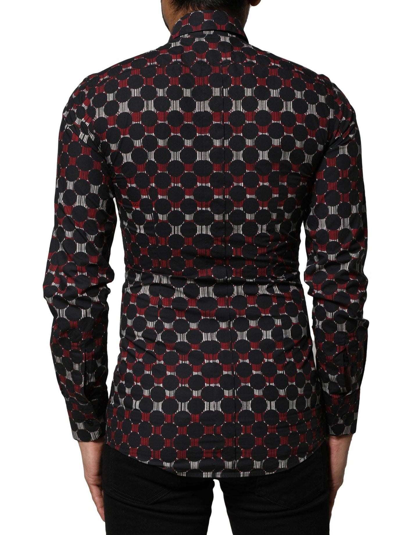 Dolce & Gabbana Multicolor Cotton GOLD Long Sleeves Men's Shirt ()