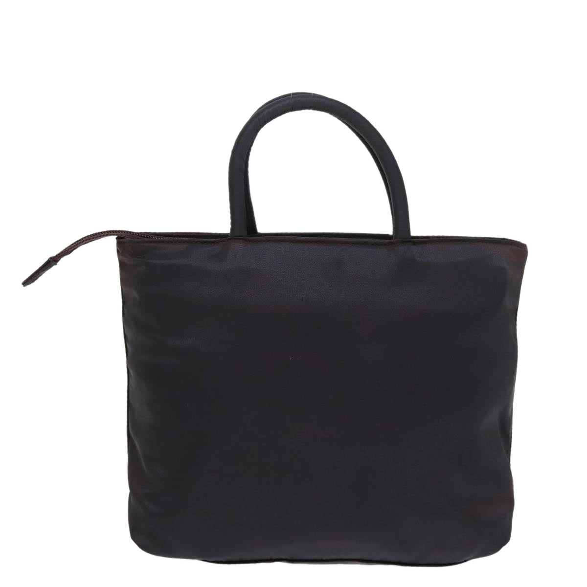 PRADA Hand Bag Nylon Brown  77340