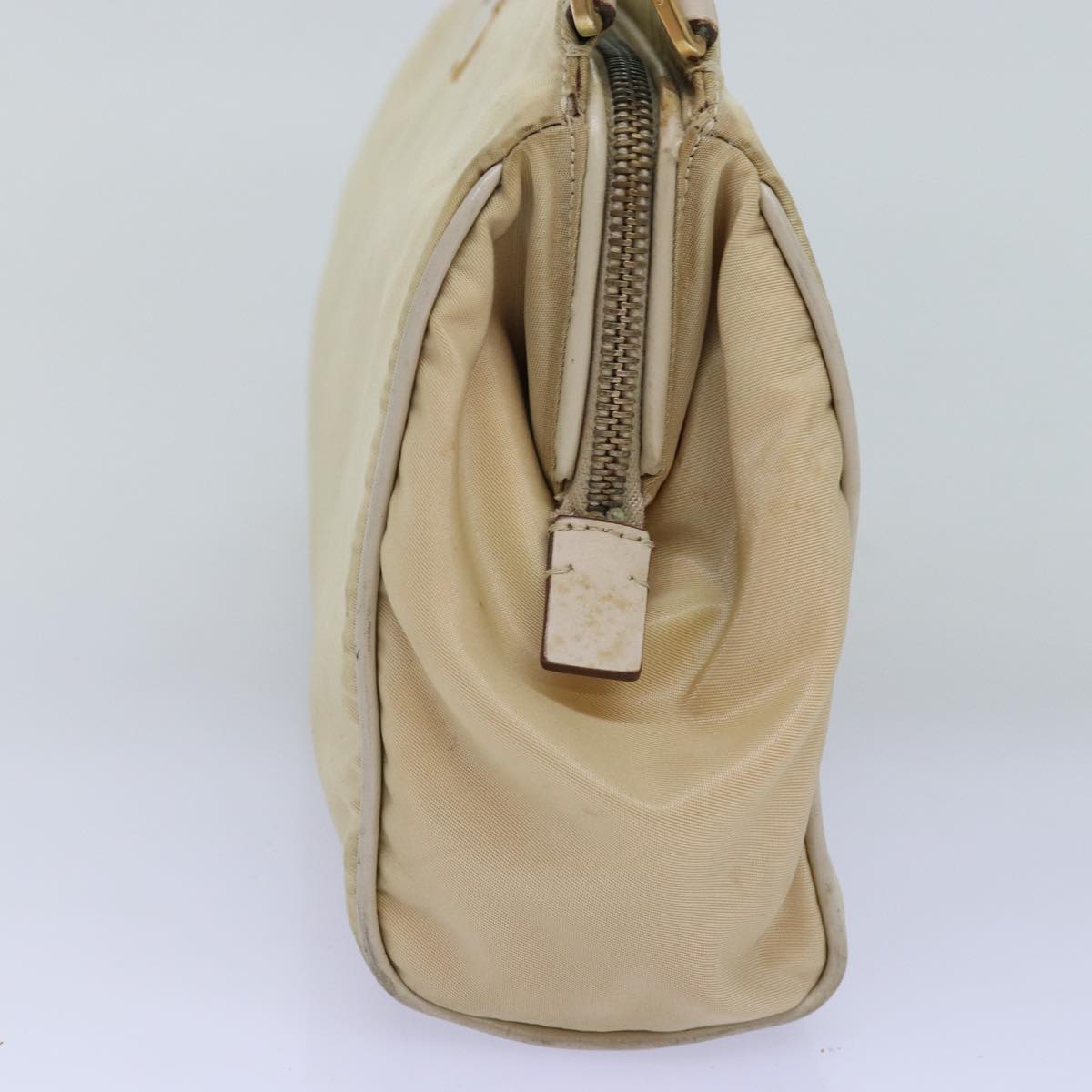 PRADA Shoulder Bag Nylon Beige  77351