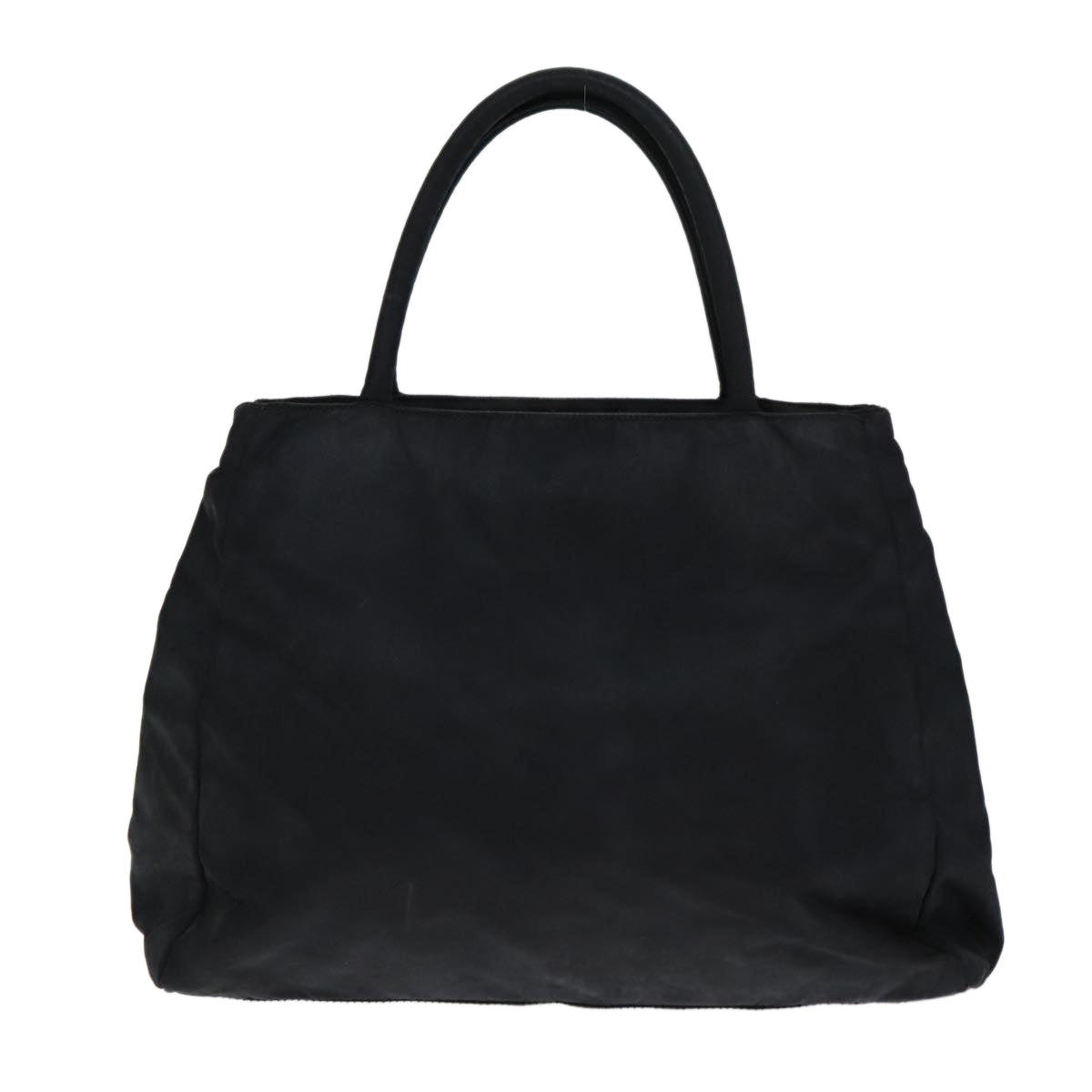 PRADA Hand Bag Nylon Black  77356