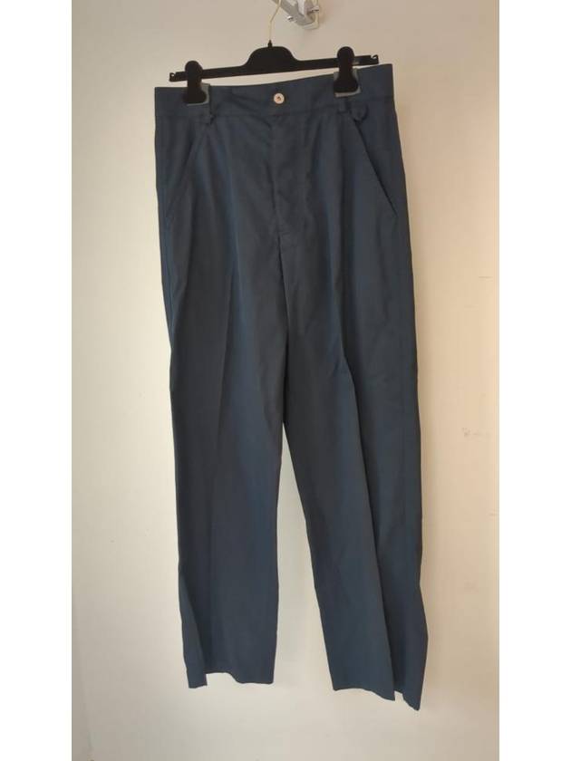 Bottega Veneta Twill Cargo Straight Pants Navy