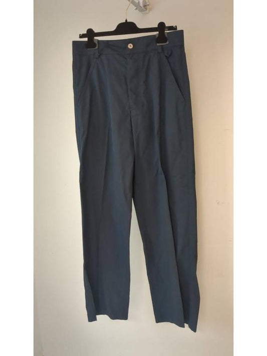Bottega Veneta Twill Cargo Straight Pants Navy