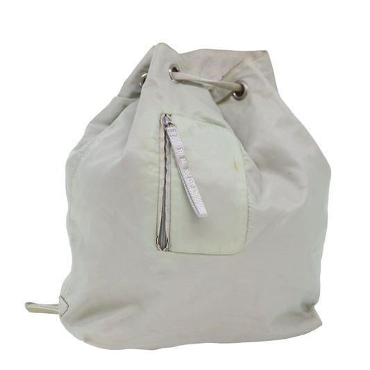 PRADA Backpack Nylon Gray  77401