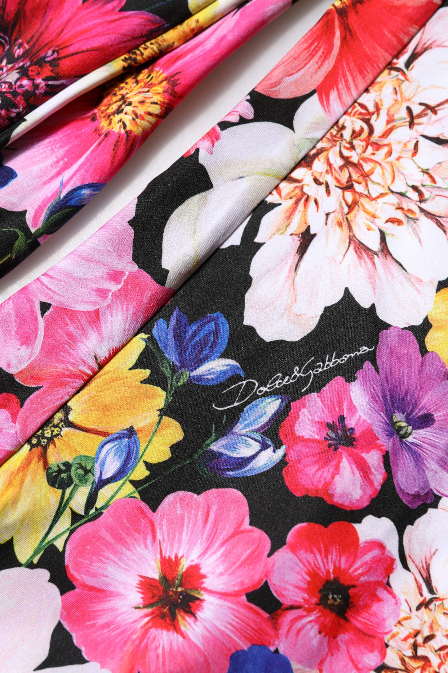 Dolce & Gabbana Multicolor Floral High Waist Leggings Women's Pants