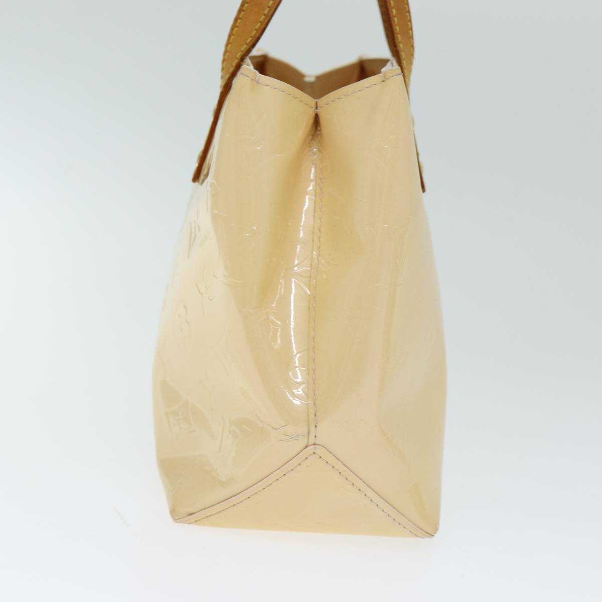 LOUIS VUITTON Monogram Vernis Reade PM Bag Marshmallow Pink M91306 LV 77554