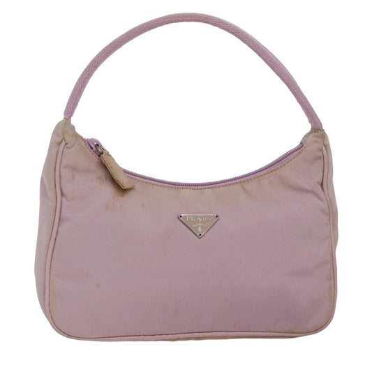 PRADA Hand Bag Nylon Pink  77626