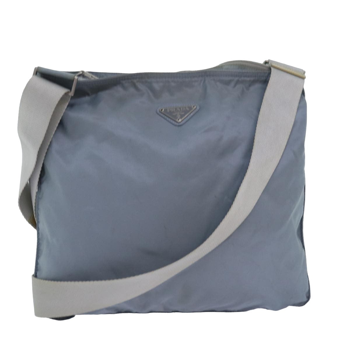 PRADA Shoulder Bag Nylon Light Blue  77634