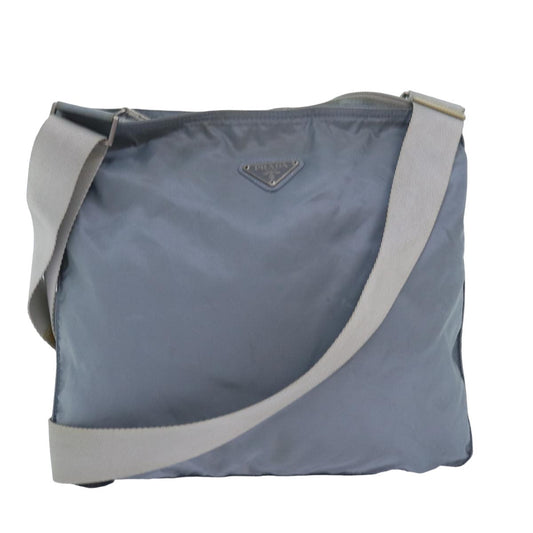 PRADA Shoulder Bag Nylon Light Blue  77634