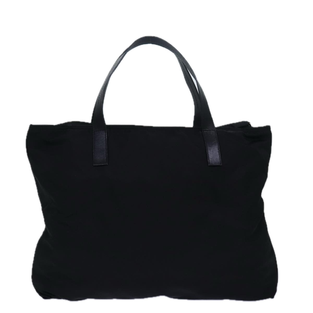 PRADA Tote Bag Nylon Black  77635