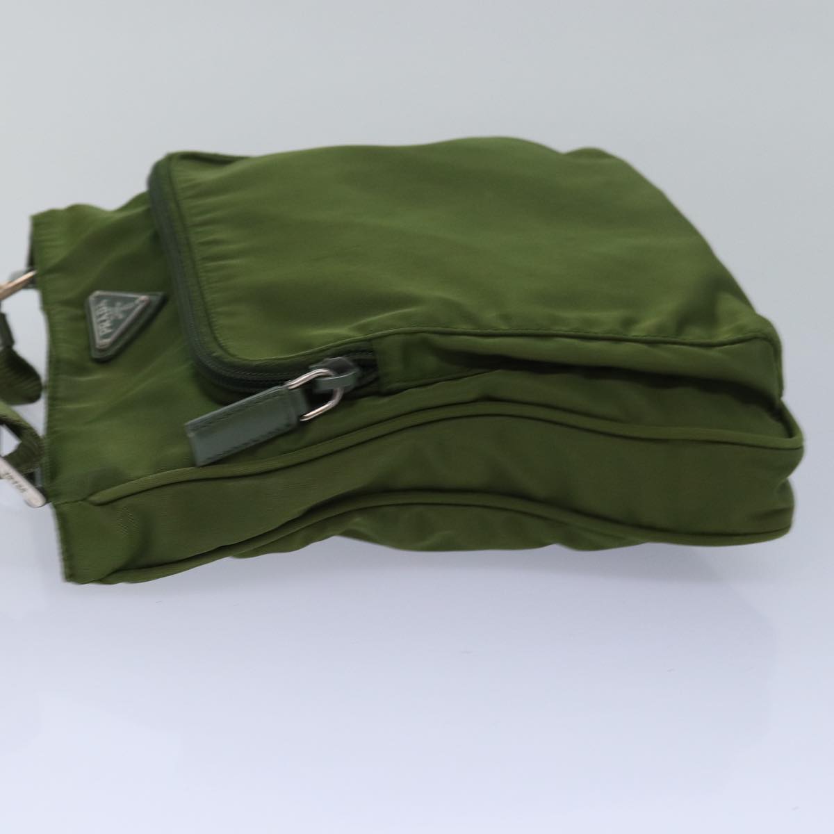 PRADA Shoulder Bag Nylon Green  77636