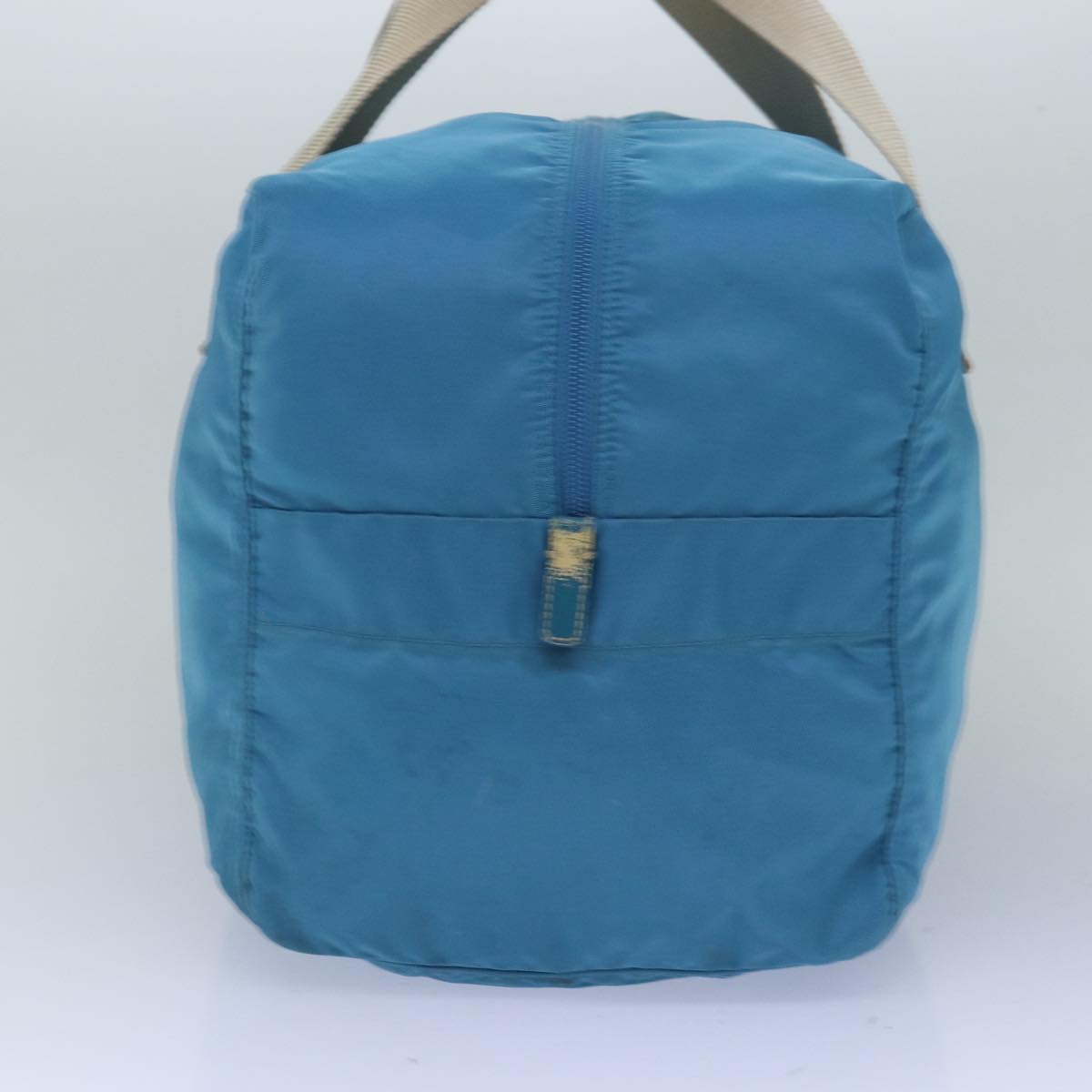 PRADA Boston Bag Nylon Light Blue  77639