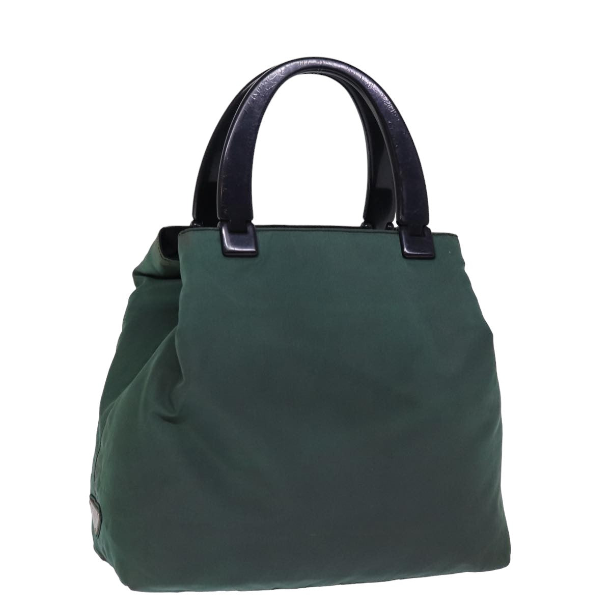 PRADA Hand Bag Nylon Khaki  77672