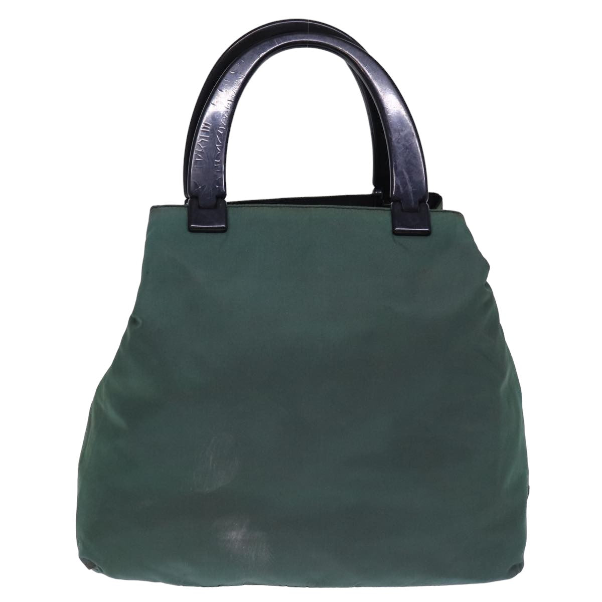 PRADA Hand Bag Nylon Khaki  77672