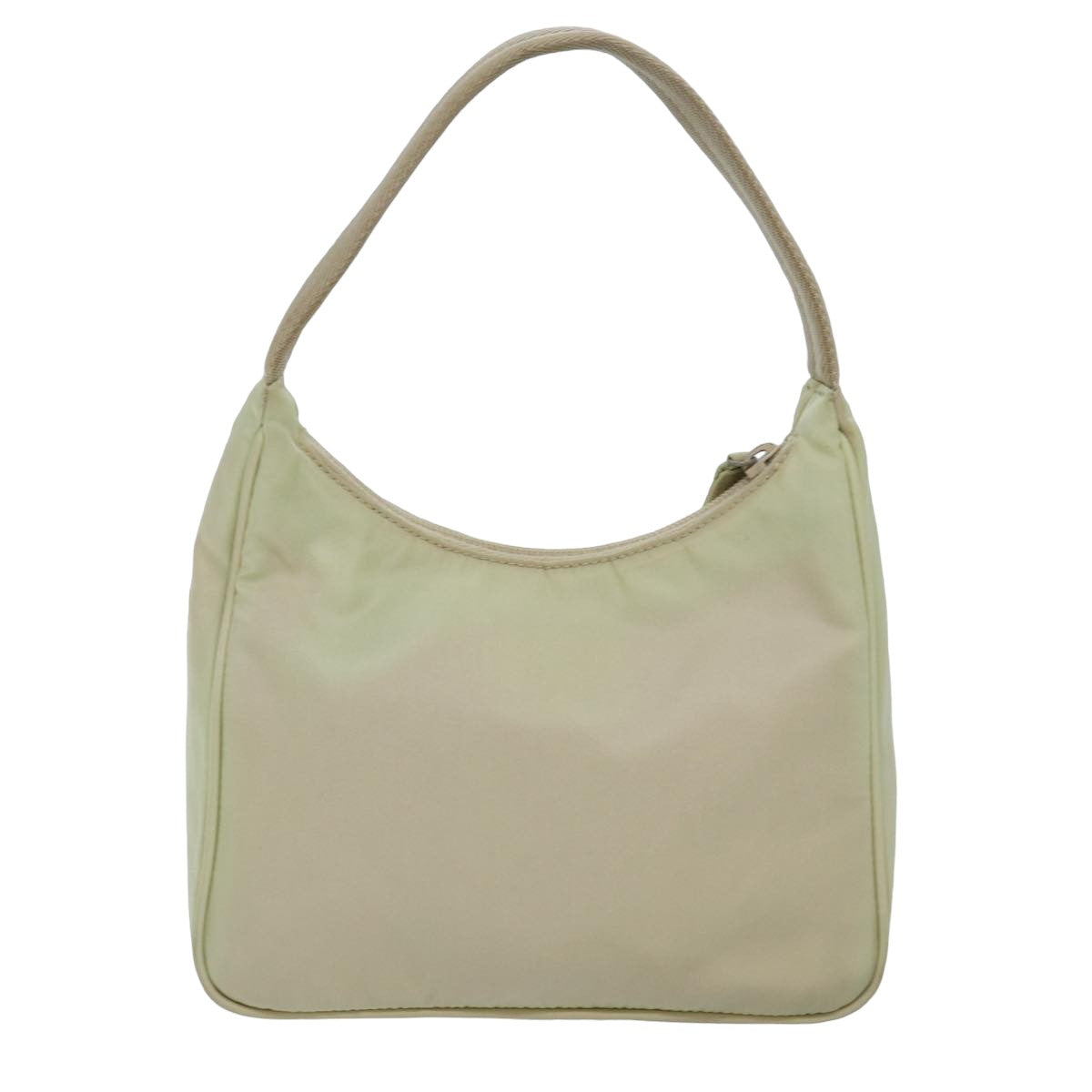 PRADA Hand Pouch Nylon Cream  77765