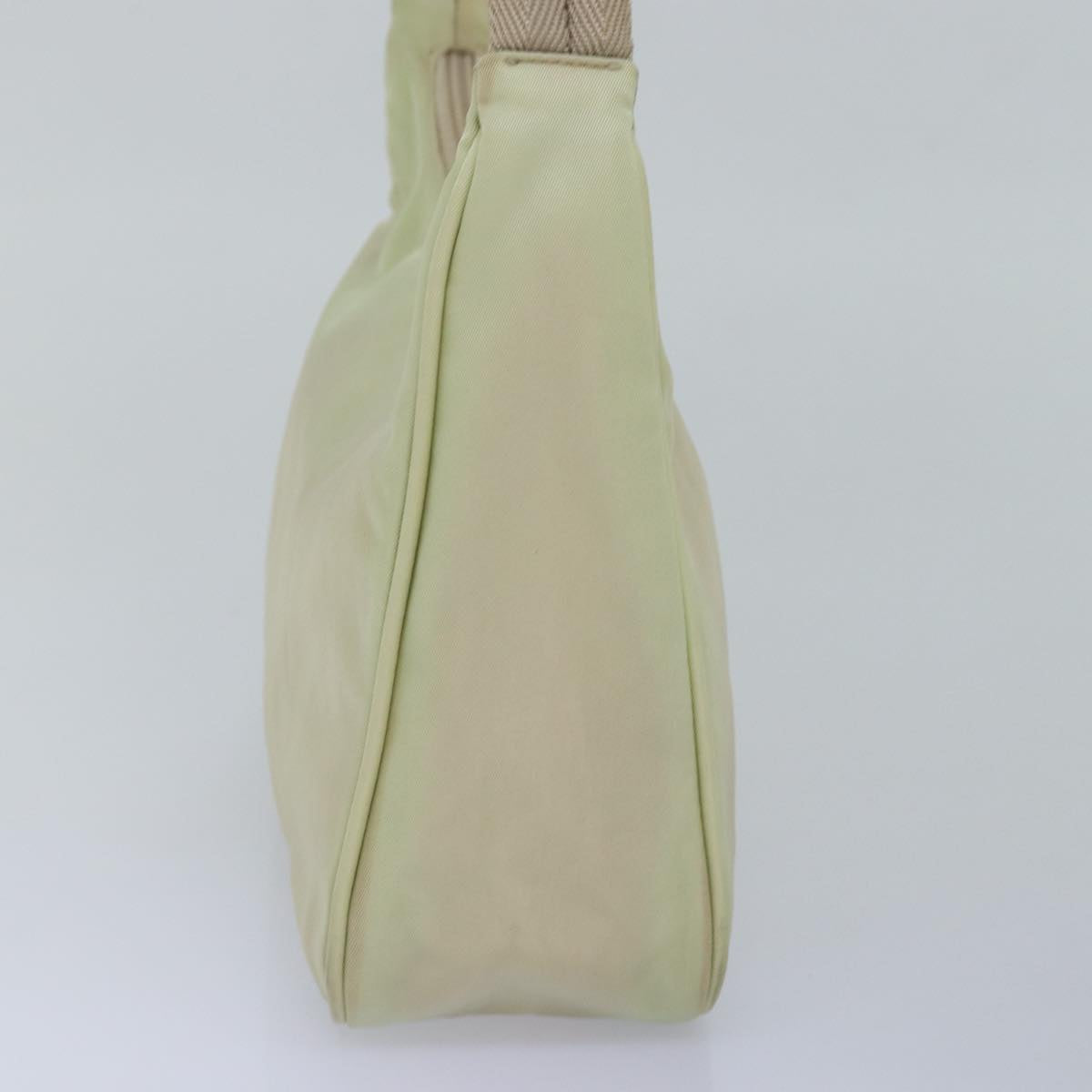 PRADA Hand Pouch Nylon Cream  77765