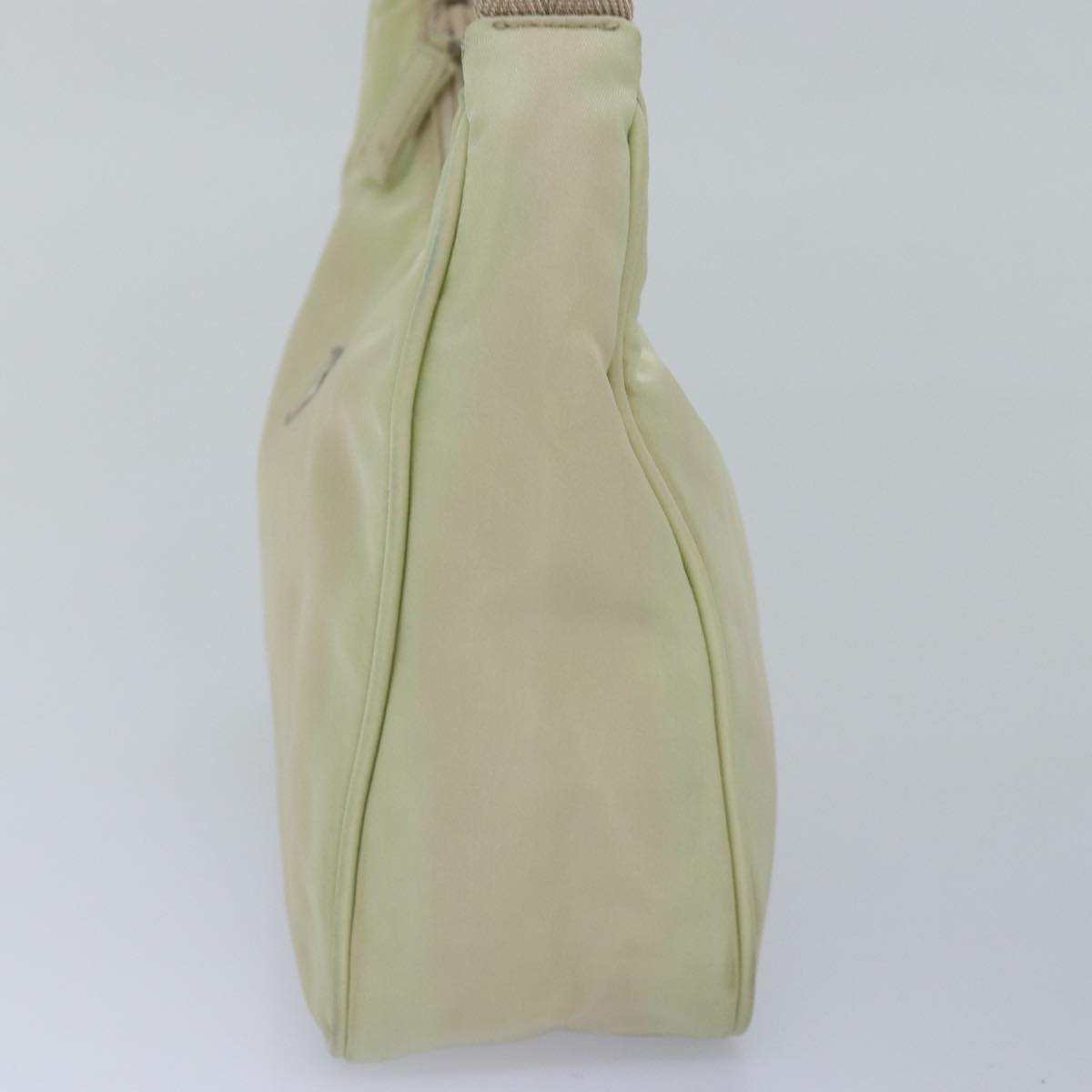 PRADA Hand Pouch Nylon Cream  77765