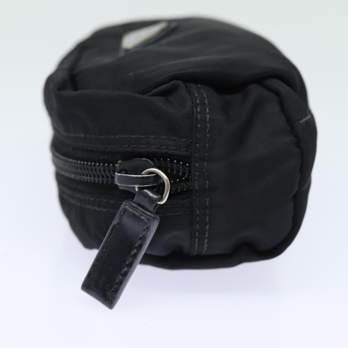 PRADA Pouch Nylon Black  77776