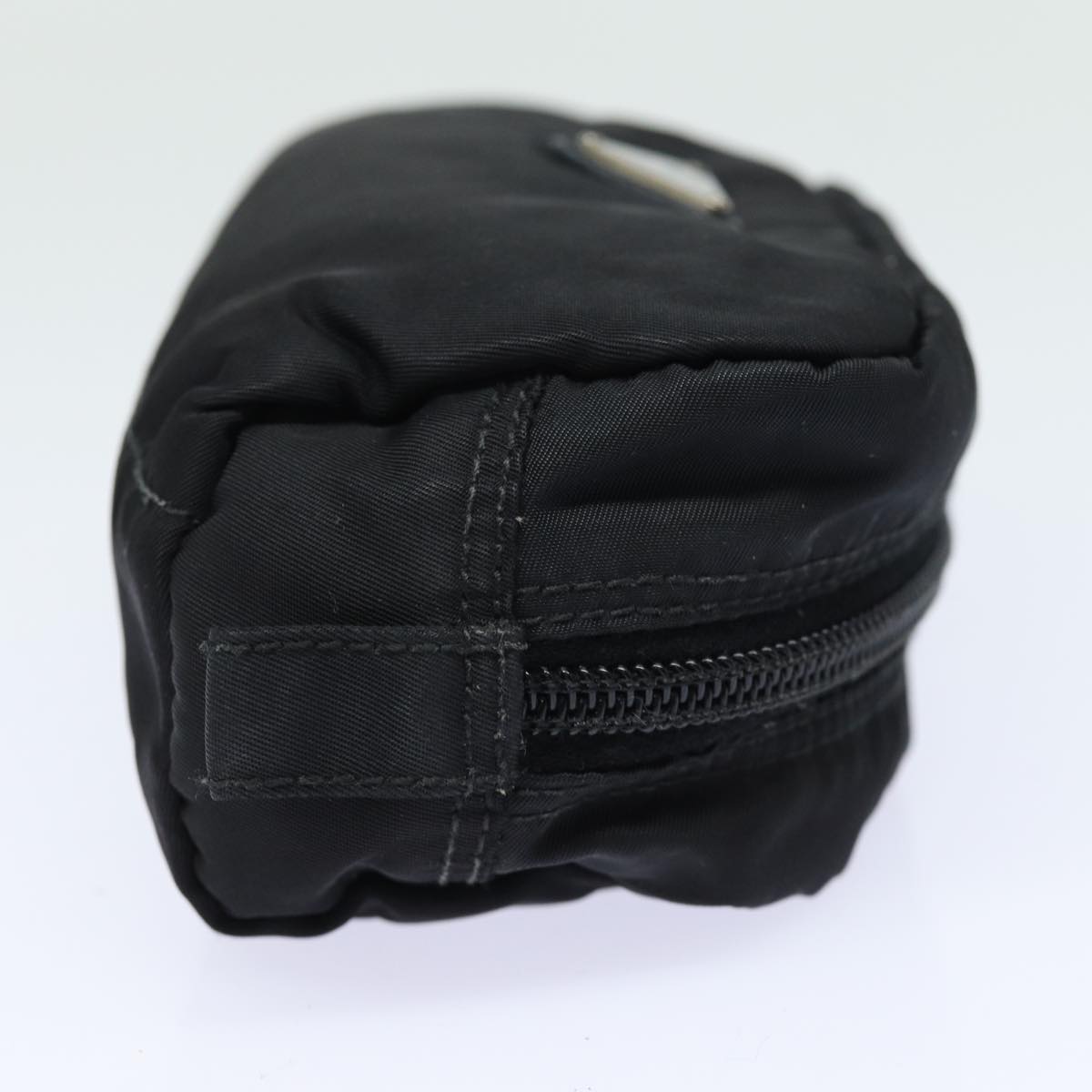 PRADA Pouch Nylon Black  77776