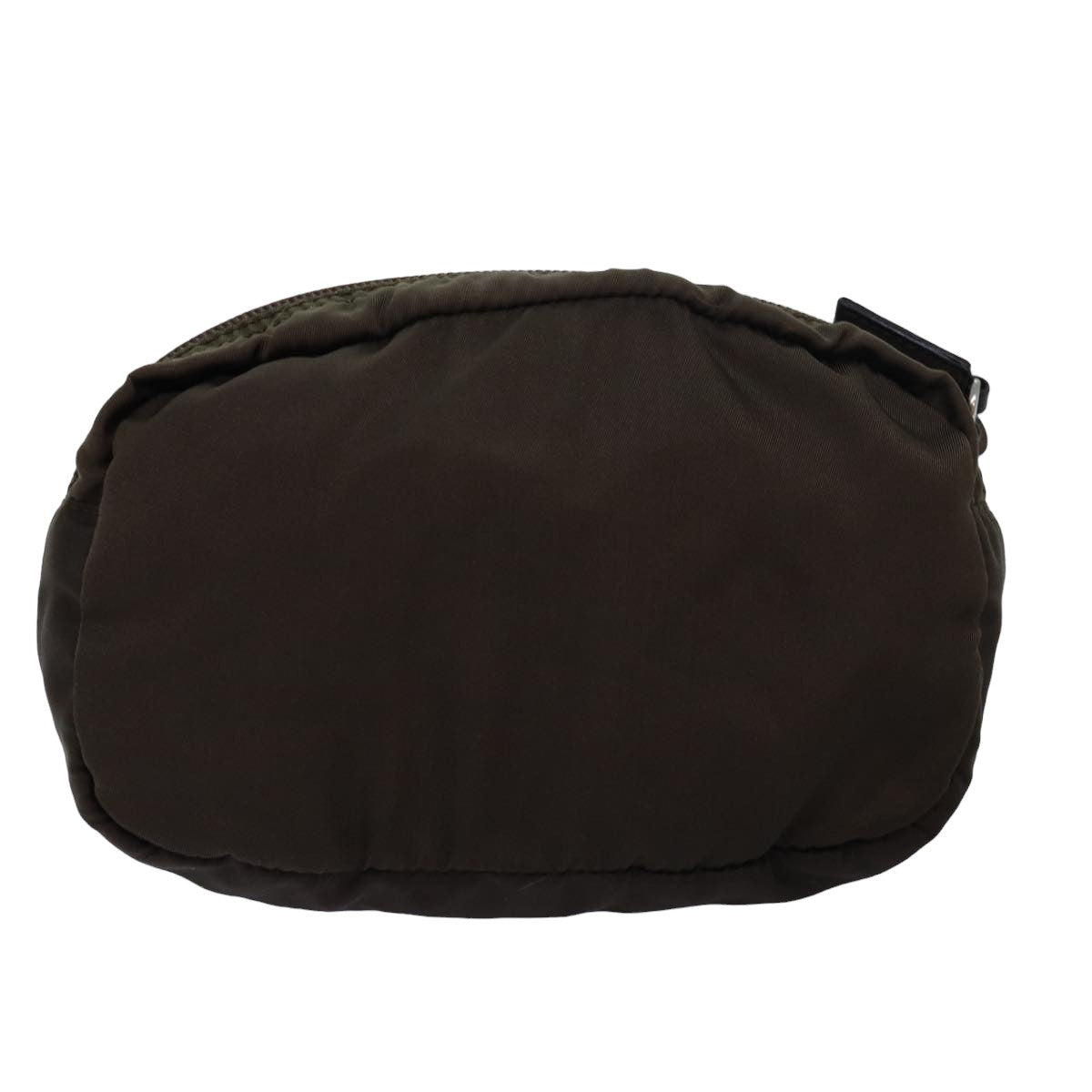 PRADA Pouch Nylon Khaki  77777