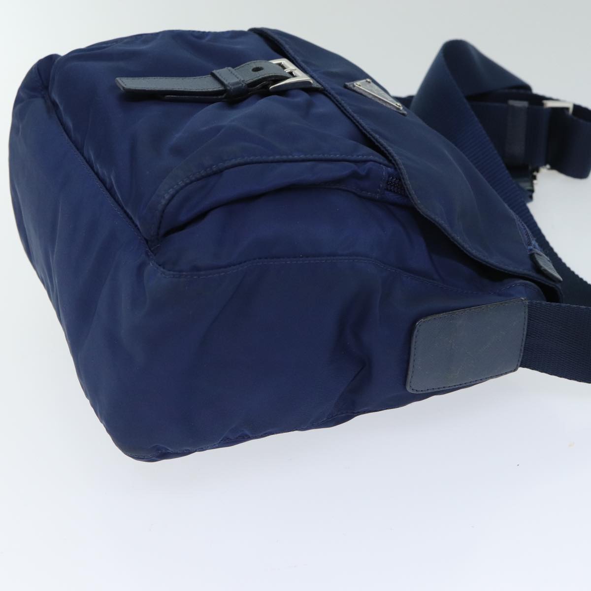 PRADA Shoulder Bag Nylon Blue  77835