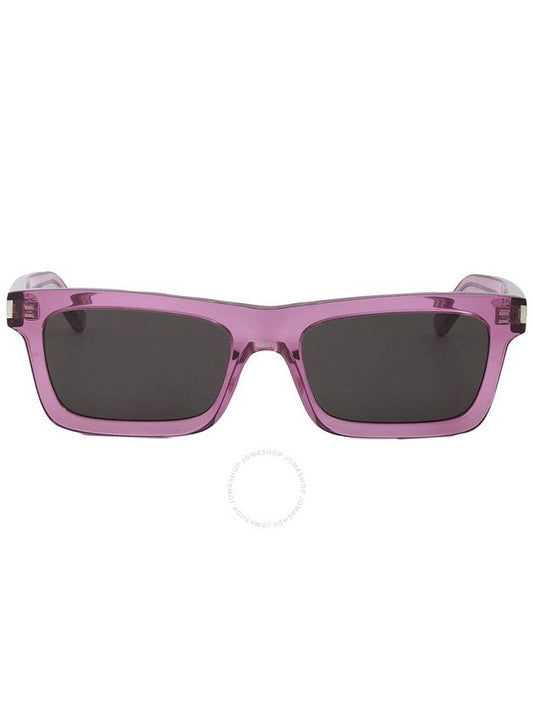 Saint Laurent Saint Laurent Grey Rectangular Ladies Sunglasses SL 461 BETTY 018 54