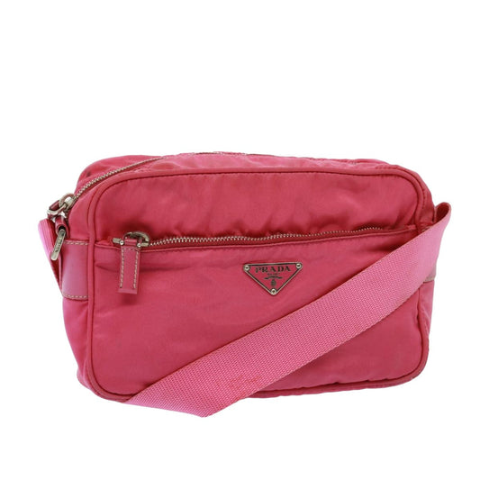PRADA Shoulder Bag Nylon Pink  78078