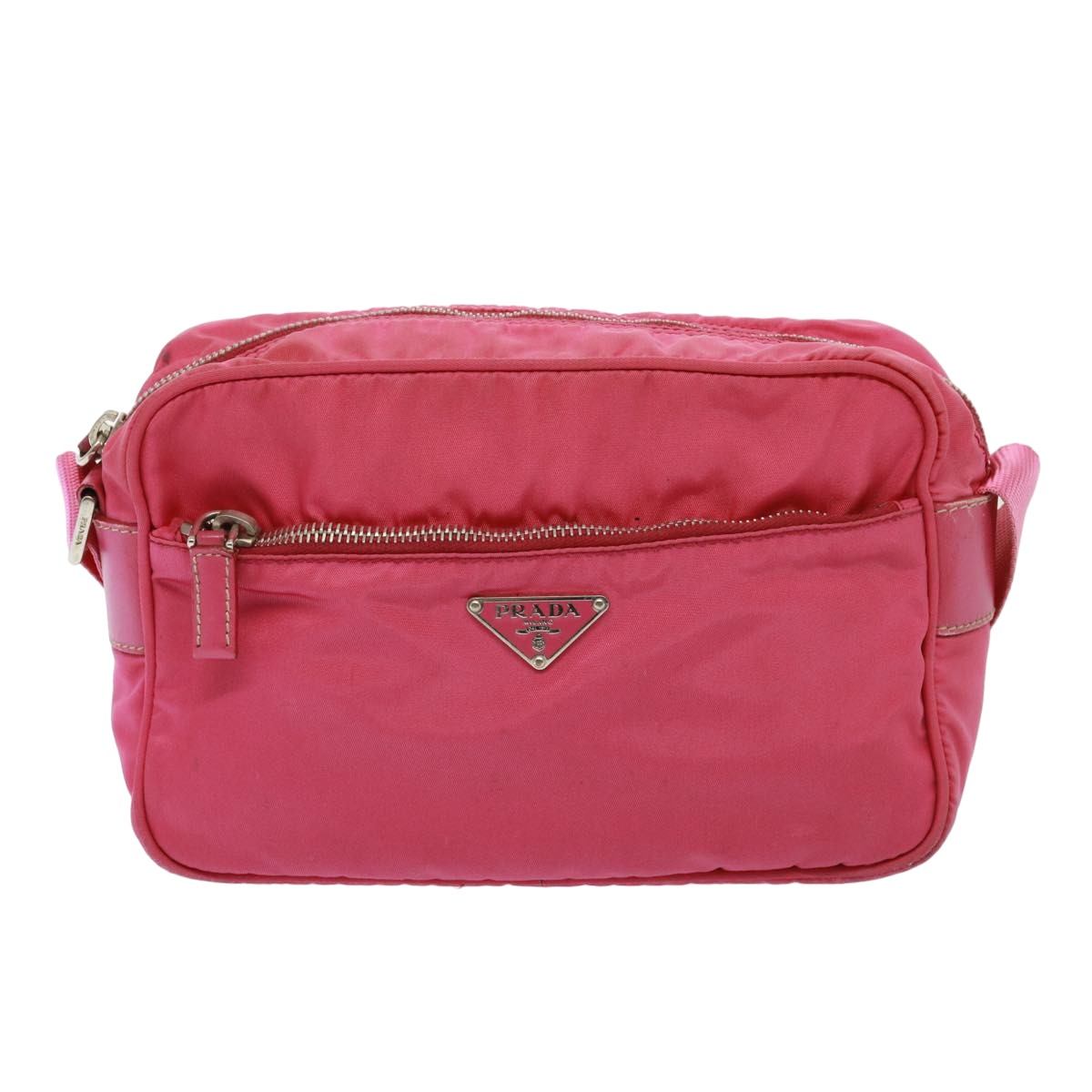 PRADA Shoulder Bag Nylon Pink  78078