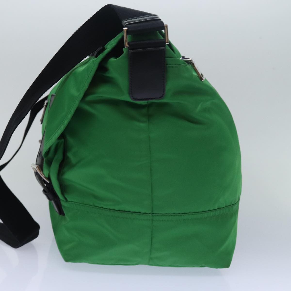 PRADA Shoulder Bag Nylon Green  78081