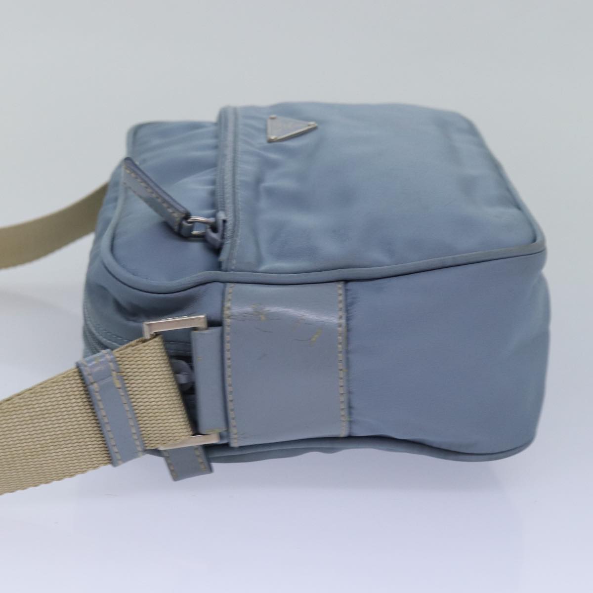 PRADA Shoulder Bag Nylon Light Blue  78256