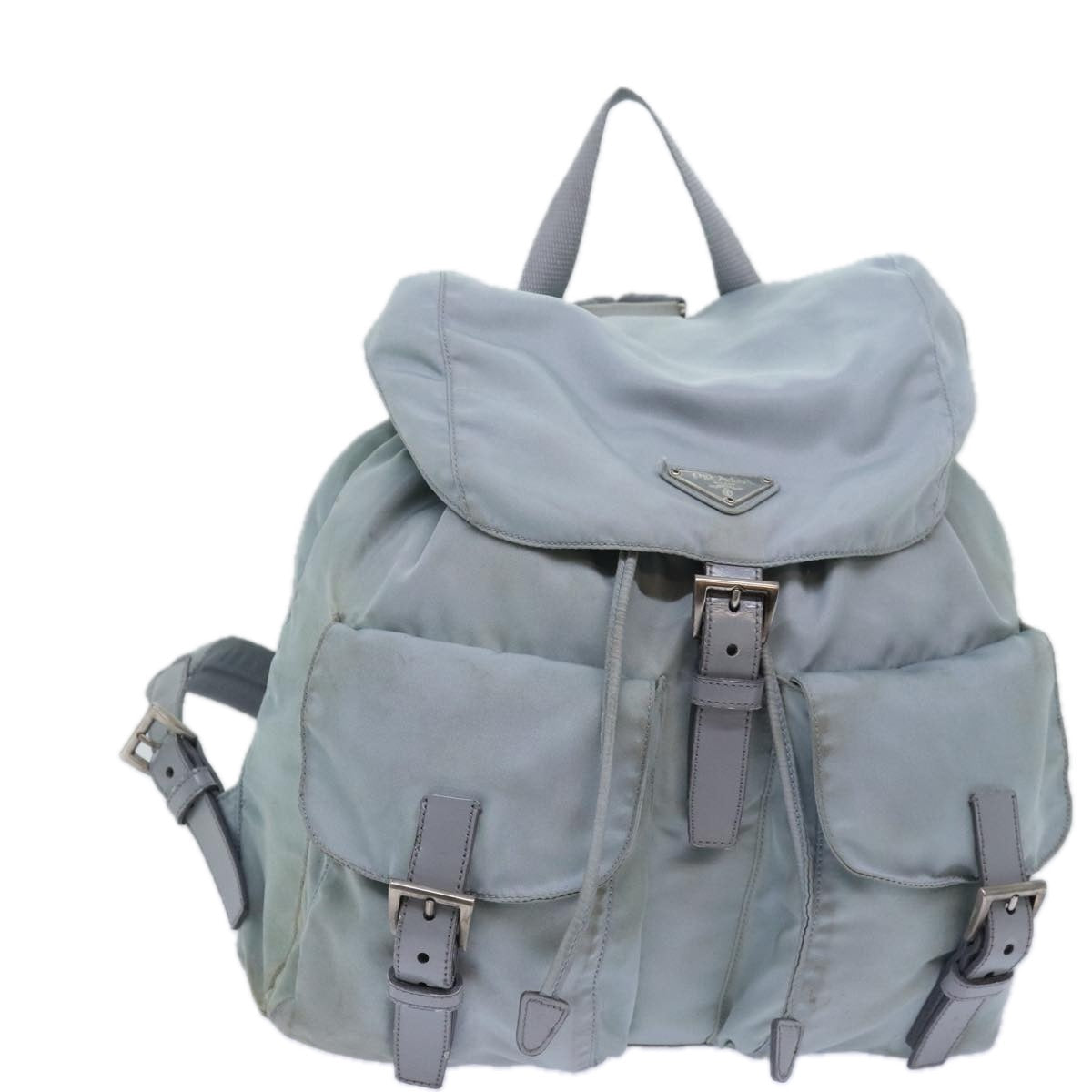 PRADA Shoulder Bag Nylon Light Blue  78258