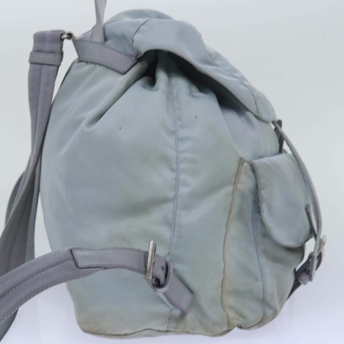 PRADA Shoulder Bag Nylon Light Blue  78258