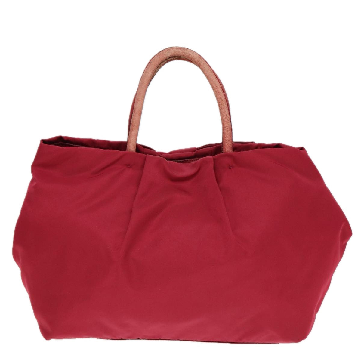 PRADA Ribbon Hand Bag Nylon Pink  78261