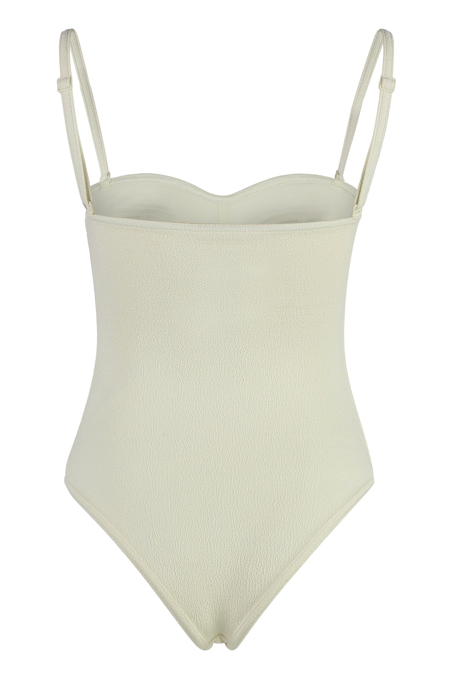 BOTTEGA VENETA Nylon Bodysuit with Removable Straps - Sweetheart Neckline