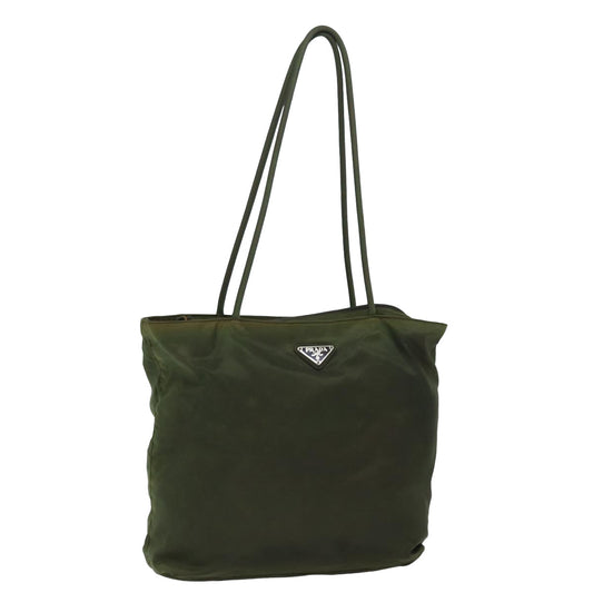 PRADA Tote Bag Nylon Khaki  78265