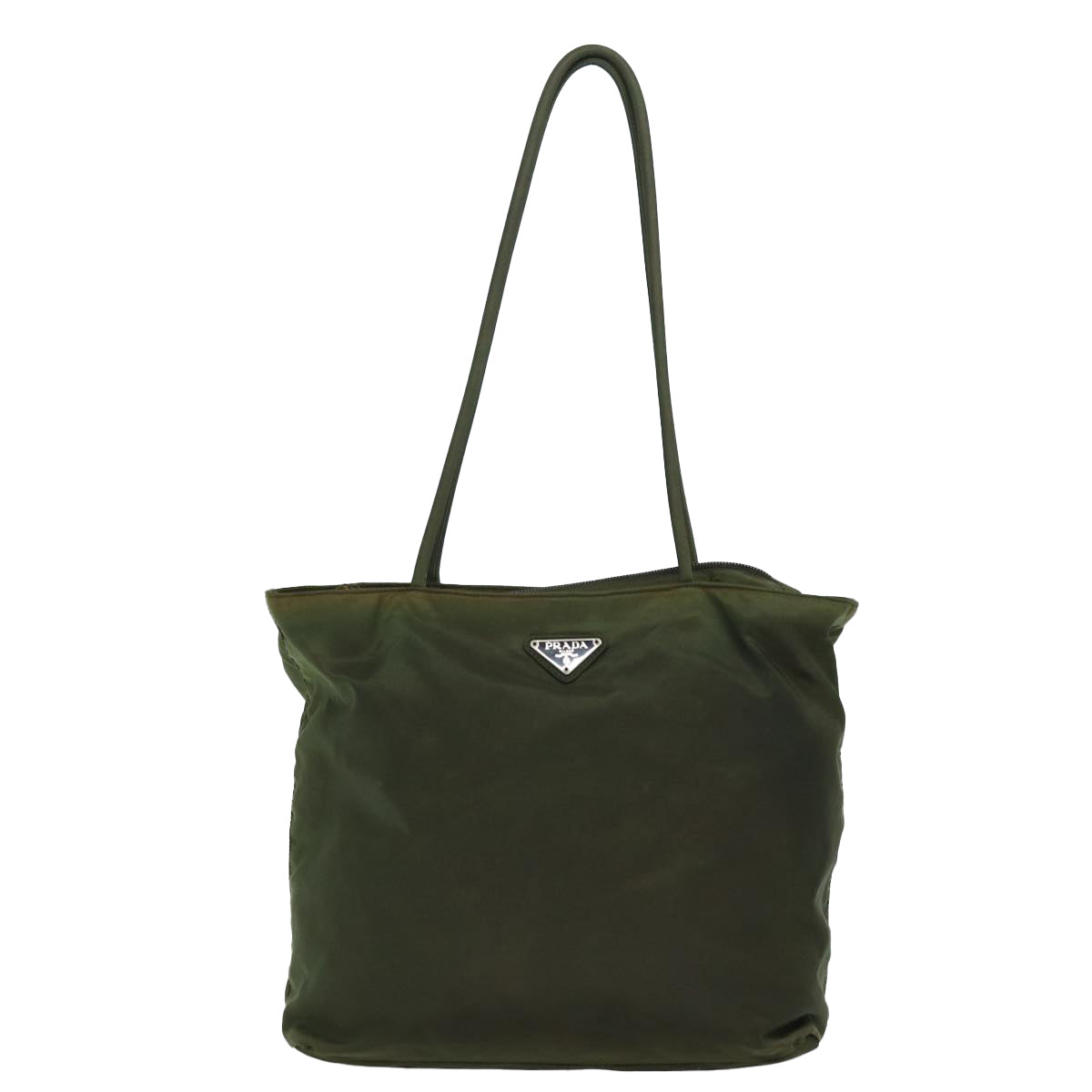 PRADA Tote Bag Nylon Khaki  78265