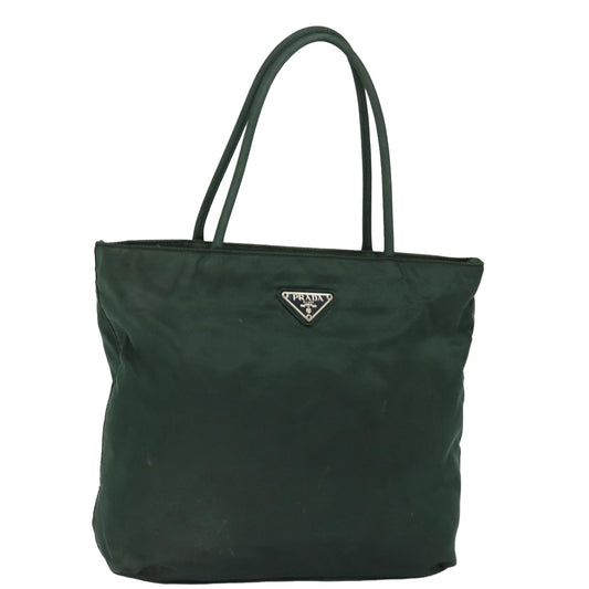 PRADA Hand Bag Nylon Green  78266