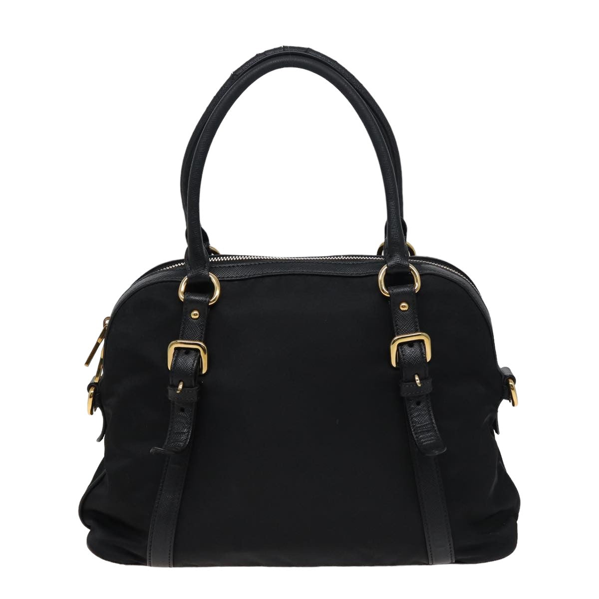PRADA Hand Bag Nylon Black  78267